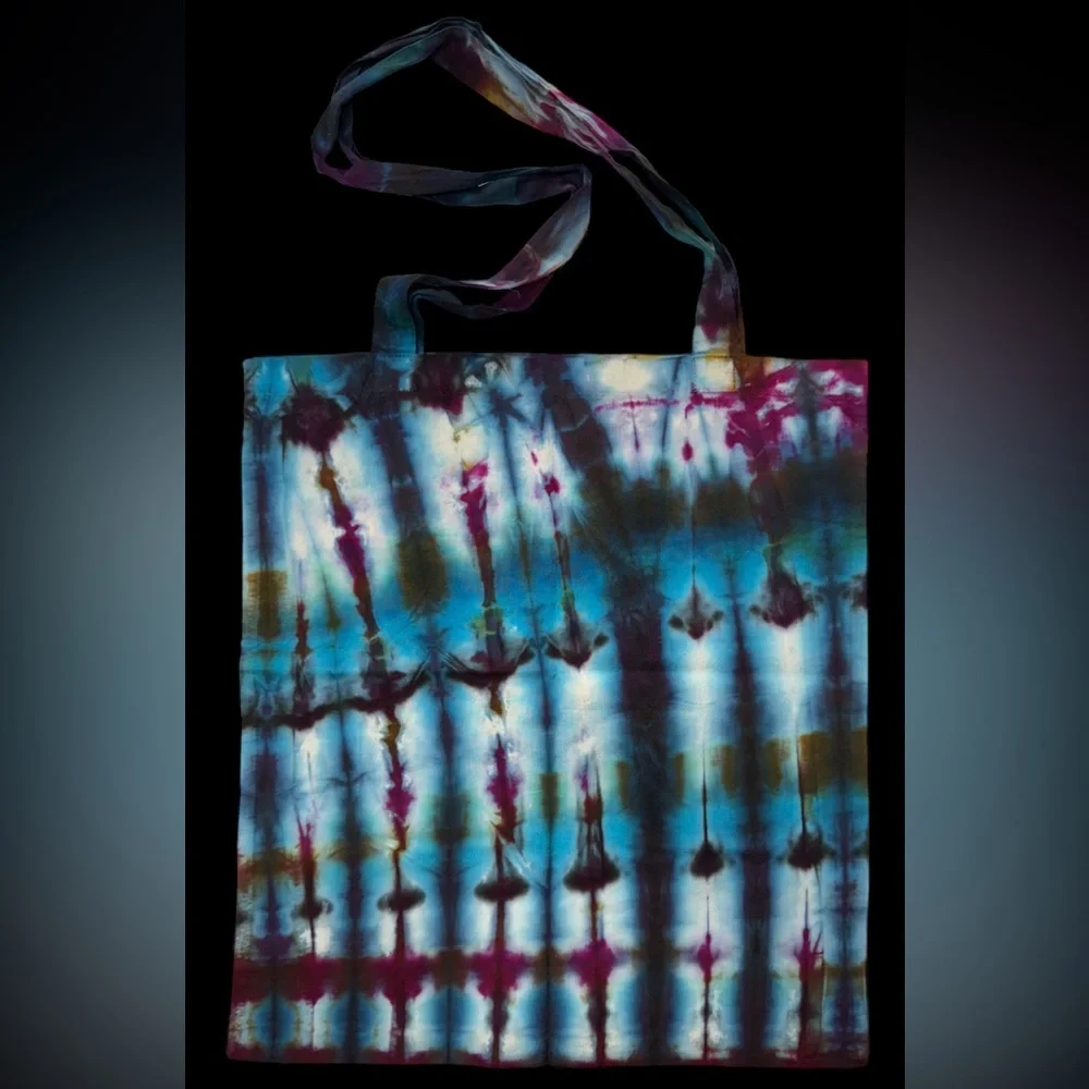 Reusable cotton tie dye bag